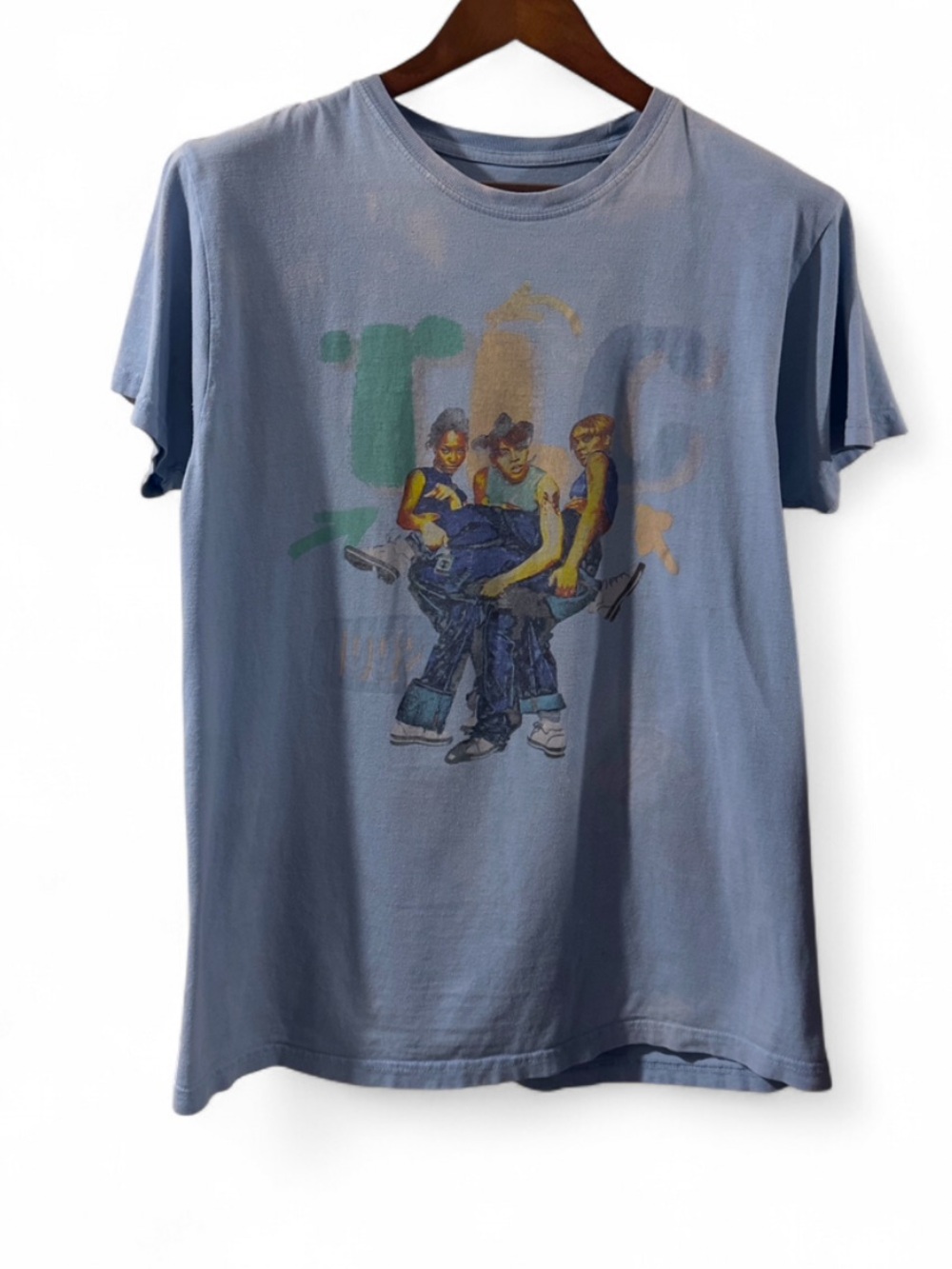 Men’s Light Blue TLC Graphic T-shirt Size XL